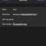 7 - nouveau - entrez les informations